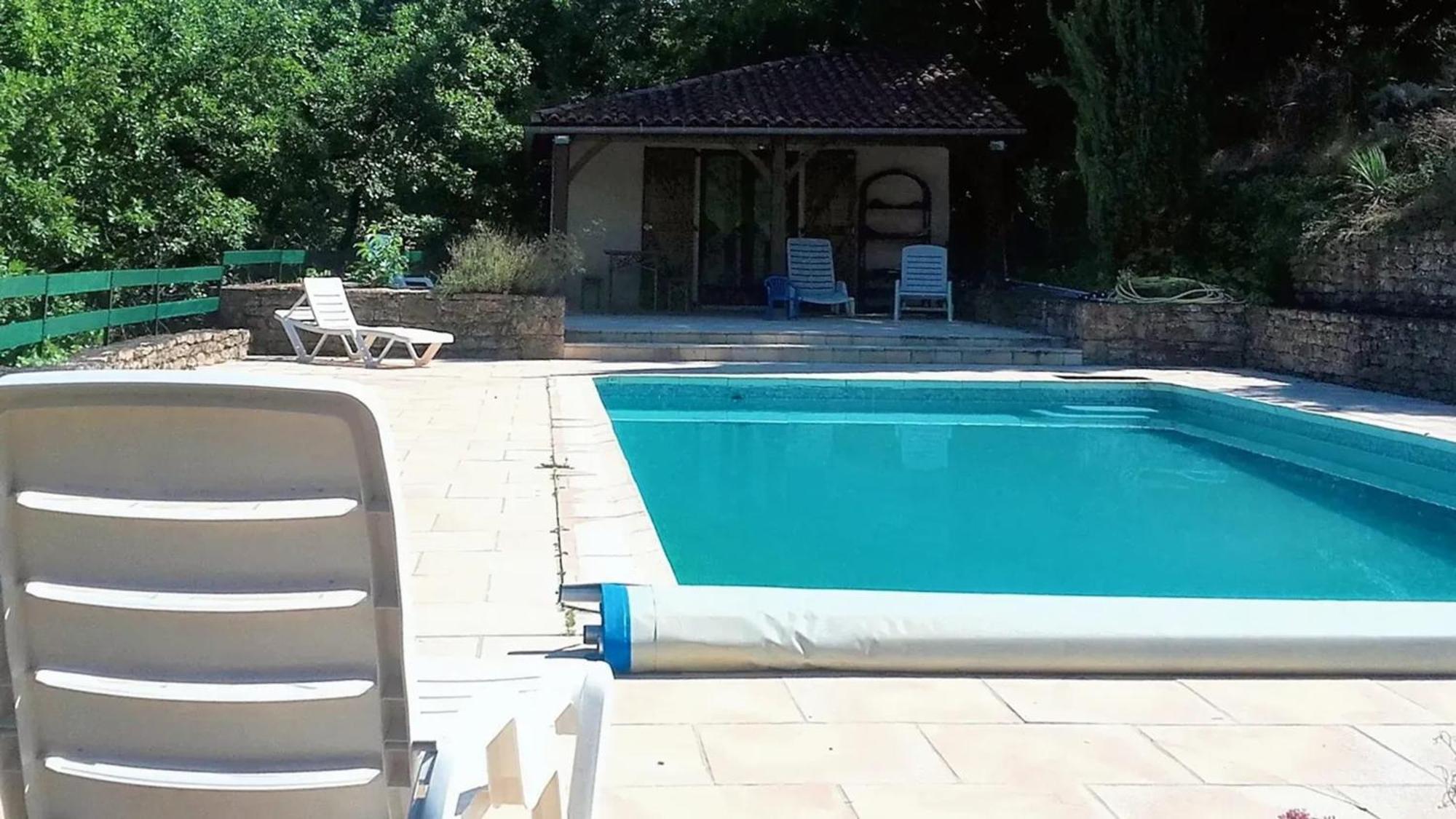 Villa Confortable A Milhars Avec Piscine Privee Exterior foto